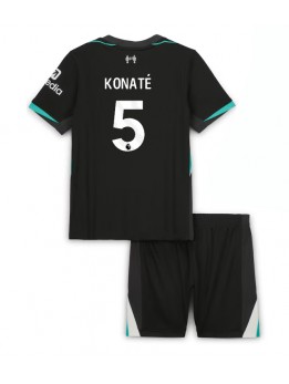 Detské Futbalové oblečenie Liverpool Ibrahima Konate #5 2024-25 Krátky Rukáv - Preč (+ trenírky)